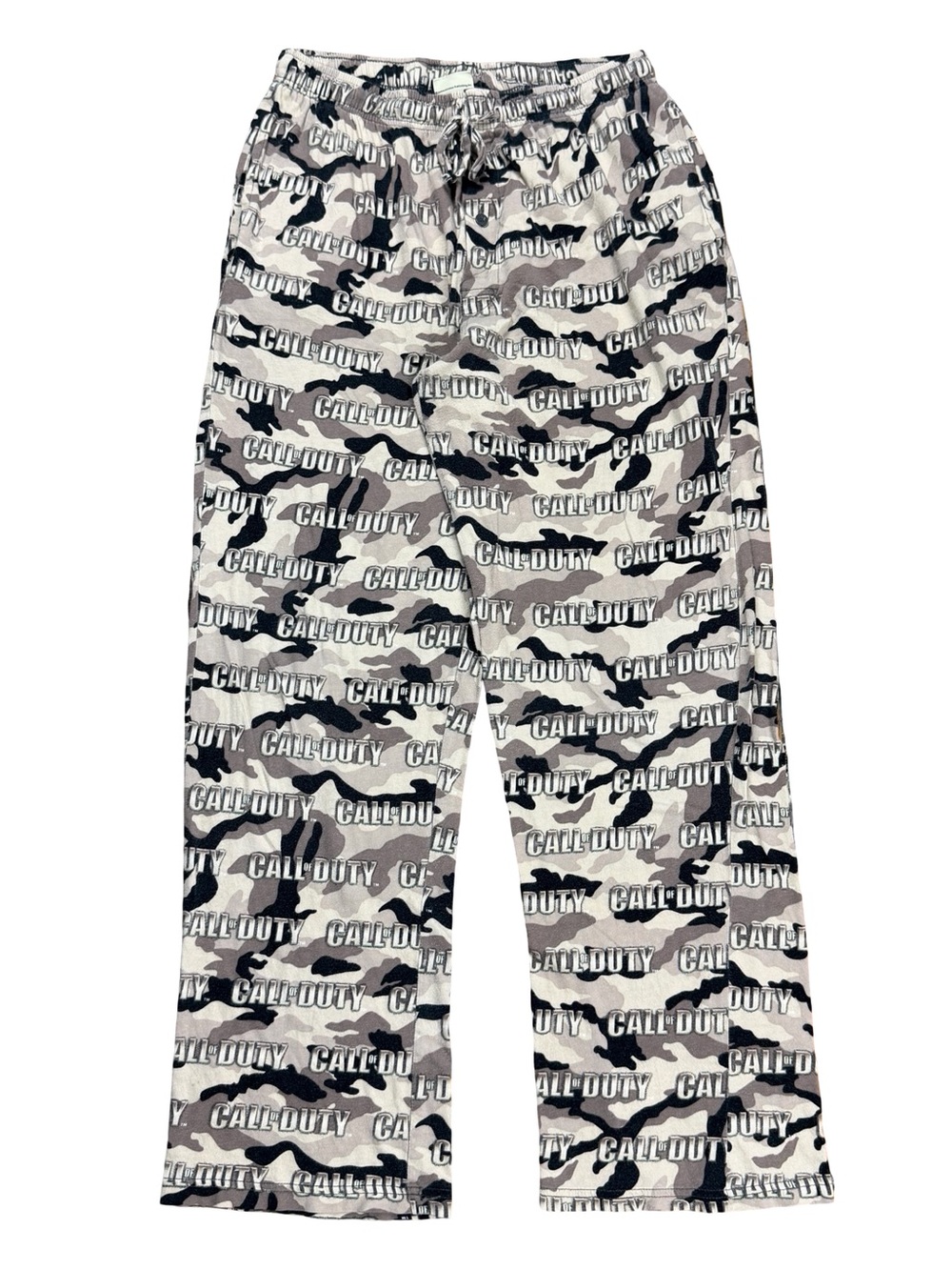 Vintage 2000s Call of Duty Video Game Promo Camo Lounge Sleep Pants Size M